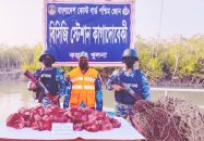 সুন্দরবনে কাগাদোবেকিতে ১০০ কেজি হরিণের মাংস ও ৪ হাজার মিটার ফাঁদ জব্দ